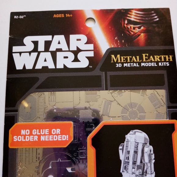 Star Wars Metal Earth 3D Model Kit R2-D2 New/Sealed in pkg. Ages 14+ MMS250 - Picture 2 of 9